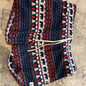 Chubbies Fleece Sweatpant Pants with Bear Pattern